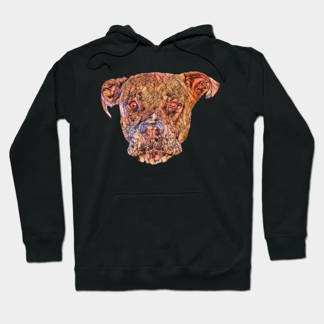 Bullmastiff Face Hoodie by DoggyStyles